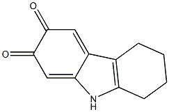 Carbazole-2,3-dione, 5,6,7,8-tetrahydro- (6CI) Struktur