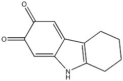 Carbazole-2,3-dione, 5,6,7,8-tetrahydro- (6CI) Structure