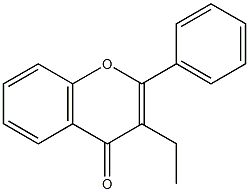 Flavone, 3-ethyl- (6CI) 结构式