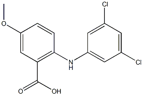 m-Anisic  acid,  6-(3,5-dichloroanilino)-  (6CI) Struktur