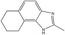 Naphth[1,2-d]imidazole, 6,7,8,9-tetrahydro-2-methyl- (6CI) Struktur