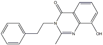 4(3H)-Quinazolinone,  8-hydroxy-2-methyl-3-phenethyl-  (6CI)|