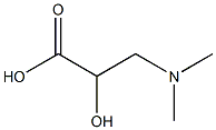 Isoserine, N,N-dimethyl- (6CI) Structure