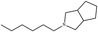 Cyclopenta[c]pyrrole, 2-hexyloctahydro- (6CI) 化学構造式