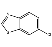 Benzothiazole, 6-chloro-4,7-dimethyl- (6CI),109069-78-5,结构式
