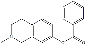7-Isoquinolinol,  1,2,3,4-tetrahydro-2-methyl-,  benzoate  (6CI),109471-58-1,结构式