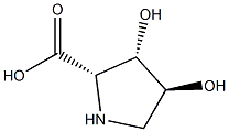 Proline, 3,4-dihydroxy-, (2alpha,3alpha,4beta)- (9CI) Structure