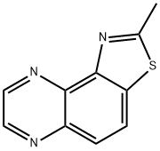 Thiazolo[4,5-f]quinoxaline, 2-methyl- (6CI) 化学構造式