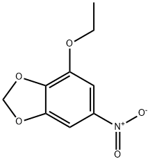 Benzene, 1-ethoxy-2,3-methylenedioxy-5-nitro- (6CI) 结构式