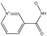 3-Hydroxycarbamoyl-1-methylpyridinium  hydroxide,  inner  salt  (6CI) 结构式