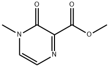 Pyrazinoic acid, 3,4-dihydro-4-methyl-3-oxo-, methyl ester (6CI) Struktur