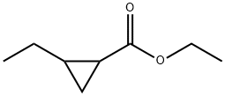 Cyclopropanecarboxylic acid, 2-ethyl-, ethyl ester (6CI) Structure