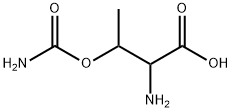 Allothreonine, carbamate, DL- (6CI) 化学構造式