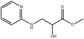 Isoserine, N-2-pyridyl-, methyl ester, DL- (6CI) Structure