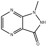 1H-Pyrazolo[3,4-b]pyrazin-3-ol,  1-methyl-  (6CI) 结构式