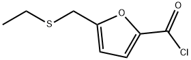 2-Furoyl chloride, 5-[(ethylthio)methyl]- (6CI),118800-45-6,结构式