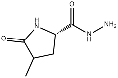 Pyroglutamic acid, 4-methyl-, hydrazide (6CI) 结构式