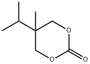 Carbonic acid, 2-isopropyl-2-methyltrimethylene ester (6CI) 化学構造式