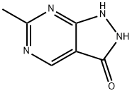 3H-Pyrazolo[3,4-d]pyrimidin-3-one, 1,2-dihydro-6-methyl- (6CI) Struktur