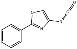 Isocyanic acid, 2-phenyl-4-oxazolyl ester (6CI) Struktur