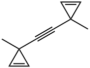 Cyclopropene, 3,3-(1,2-ethynediyl)bis[3-methyl- (9CI) Structure