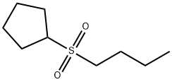 Sulfone, butyl cyclopentyl (8CI) Struktur