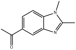 Ketone, 1,2-dimethyl-5-benzimidazolyl methyl (8CI) Structure
