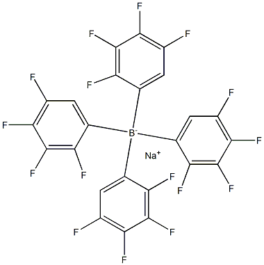 Borate(1-), tetrakis(2,3,4,5-tetrafluorophenyl)-,sodiuM (9CI),263879-45-4,结构式