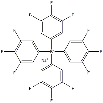 Borate(1-), tetrakis(3,4,5-trifluorophenyl)-,sodiuM (9CI) Struktur