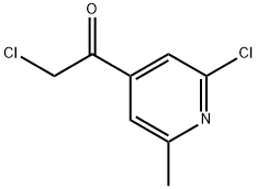 Ketone, chloromethyl 2-chloro-6-methyl-4-pyridyl (8CI),26413-60-5,结构式