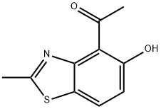 Ketone, 5-hydroxy-2-methyl-4-benzothiazolyl methyl (8CI) 化学構造式