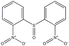 二(邻硝基苯基)亚砜 结构式