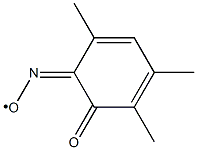 Nitroxide,  2,4,5-trimethyl-6-oxo-2,4-cyclohexadien-1-ylidene  (9CI) 化学構造式