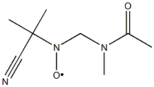 Nitroxide,  (acetylmethylamino)methyl  1-cyano-1-methylethyl  (9CI),614759-97-6,结构式