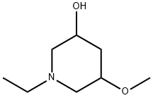 3-Piperidinol, 1-ethyl-5-methoxy- (5CI) 化学構造式