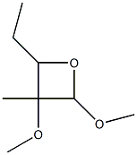 Pentane, 1,3-epoxy-1,2-dimethoxy-2-methyl- (5CI) 化学構造式