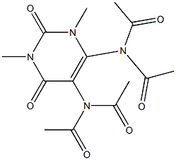 64589-40-8 Acetamide,  N,N-(1,2,3,6-tetrahydro-1,3-dimethyl-2,6-dioxo-4,5-pyrimidinediyl)bis[N-acetyl-  (9CI)