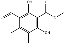 Isophthalaldehydic acid, 2,6-dihydroxy-4,5-dimethyl-, methyl ester (5CI) 结构式