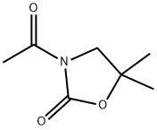 2-Oxazolidinone, 3-acetyl-5,5-dimethyl- (5CI) 结构式