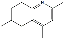 Quinoline, 5,6,7,8-tetrahydro-2,4,6-trimethyl- (5CI) Struktur