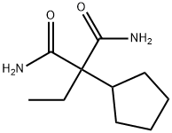 Cyclopentanemalonamide, -alpha--ethyl- (5CI) Structure