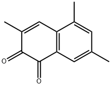 1,2-Naphthoquinone, 3,5,7-trimethyl- (4CI) Structure