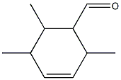 3-Cyclohexene-1-carboxaldehyde, 2,5,6-trimethyl- (4CI),693782-40-0,结构式