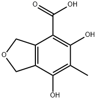 4-Phthalancarboxylic acid, 5,7-dihydroxy-6-methyl- (5CI),706806-56-6,结构式