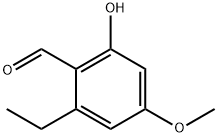 p-Anisaldehyde, 2-ethyl-6-hydroxy- (5CI),709014-16-4,结构式