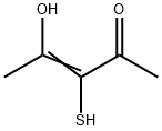 3-Penten-2-one, 4-hydroxy-3-mercapto- (5CI) 结构式