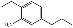 Aniline,  2-ethyl-5-propyl-  (5CI) 化学構造式