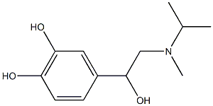 Adrenaline, N-isopropyl- (5CI) 结构式