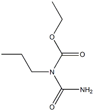 Allophanic  acid,  2-propyl-,  ethyl  ester  (5CI) Struktur