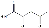 Valeramide, 2,4-dioxo- (5CI) Structure